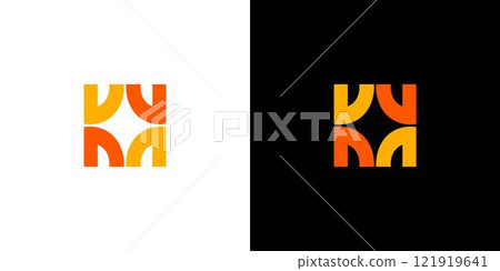 Unique and modern K spark logo design Unique and modern K spark logo design 121919641
