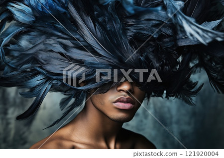 Close-up portrait of a handsome young man. Men's beauty, fashion. Studio shot. Close-up portrait of a handsome young man. Men's beauty, fashion. Studio shot. 121920004