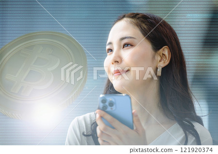 虛擬貨幣投資形象 121920374