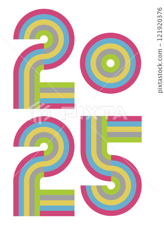 2025 年西曆文本背景垂直 2 121920376