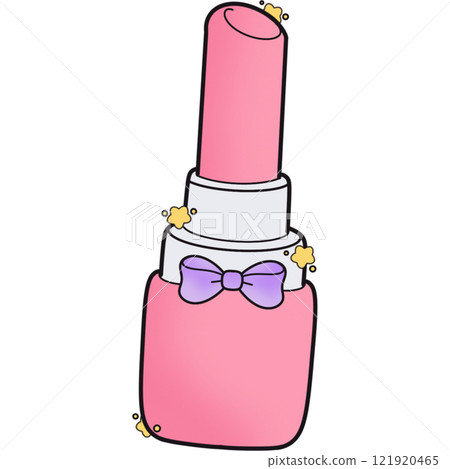 The illustration of a lipstick The illustration of a lipstick 121920465