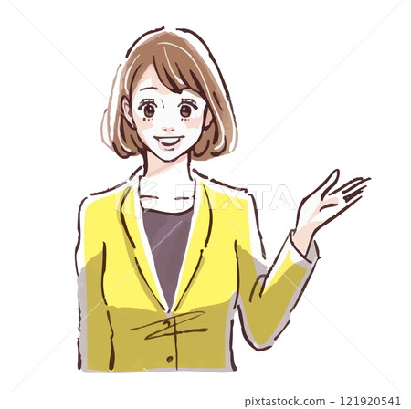 Illustration material of women and girls 121920541