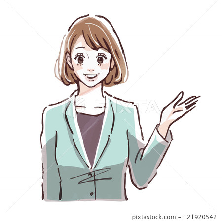 Illustration material of women and girls 121920542