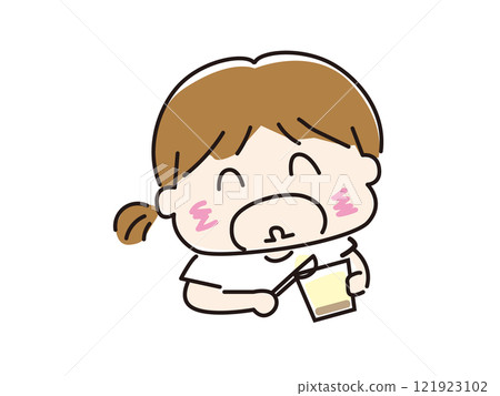 女孩吃布丁 121923102