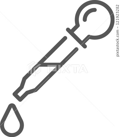 Dropper dripping essential oil or medicine on a white background is a simple vector icon representing aromatherapy, healthcare, and chemical experiments Dropper dripping essential oil or medicine on a white background is a simple vector icon representing aromatherapy, healthcare, and chemical experiments 121923282