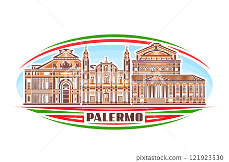Vector illustration of Palermo 121923530