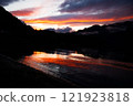 Evening scenery on the lake side Evening scenery on the lake side 121923818