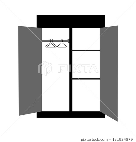 wardrobe icon vector wardrobe icon vector 121924879
