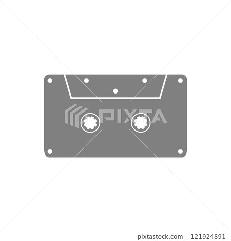 cassette icon vector 121924891