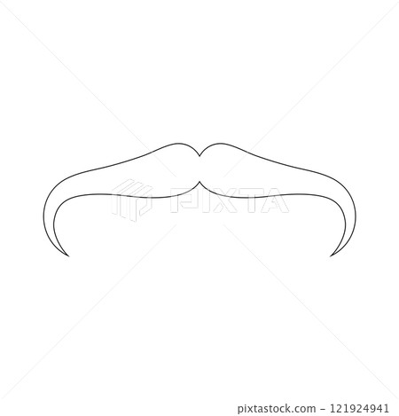 Mustache icon 121924941