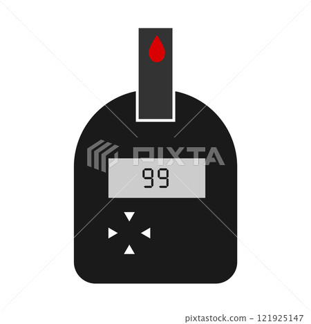blood sugar meter icon 121925147