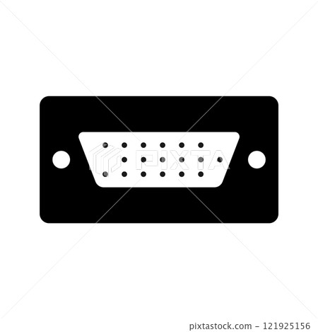VGA cable icon VGA cable icon 121925156