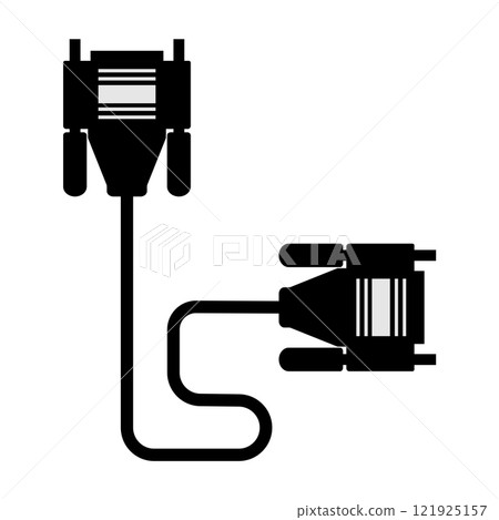 VGA cable icon 121925157