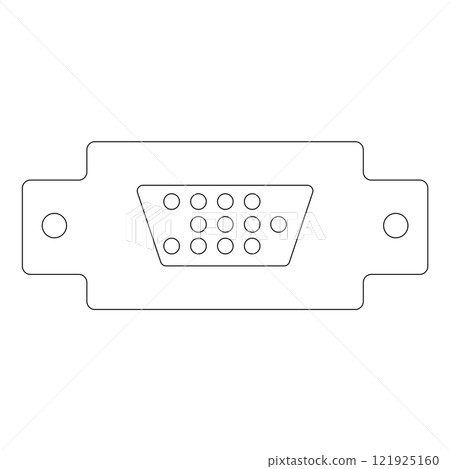 VGA cable icon VGA cable icon 121925160