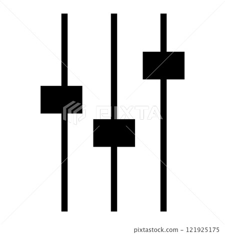 Adjustment Icon vektor Adjustment Icon vektor 121925175