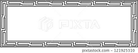 Frame in the style of the Egyptians. 121925310