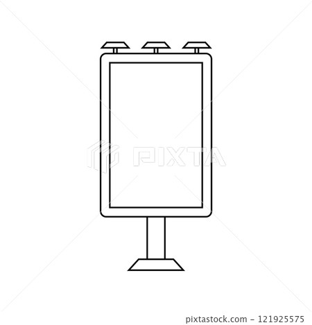 Billboard, Icon vektor Billboard, Icon vektor 121925575