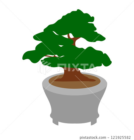 bonsai icon vektor bonsai icon vektor 121925582