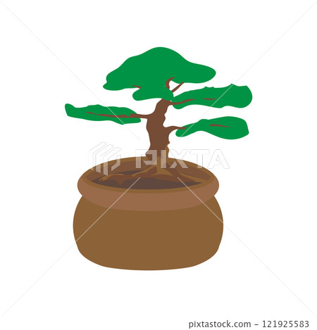 bonsai icon vektor 121925583