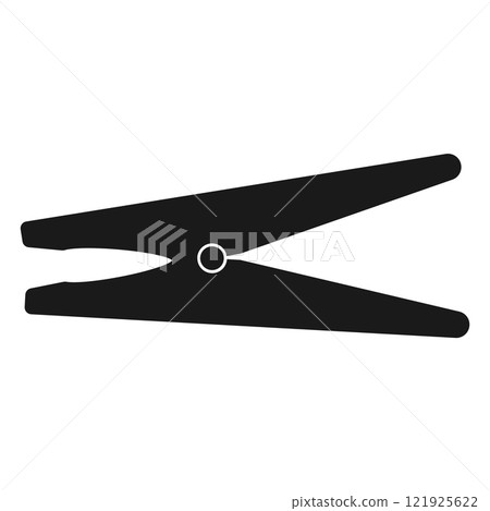 clothespin icon vector 121925622