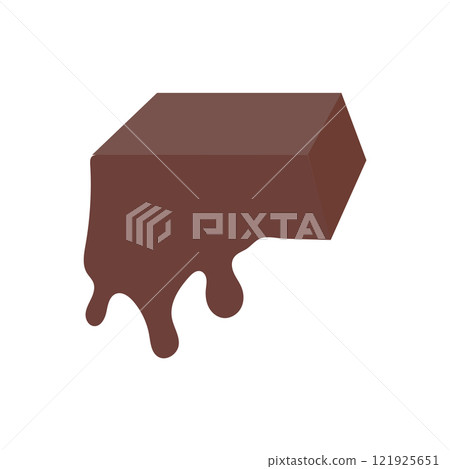 Chocolate vector icon 121925651