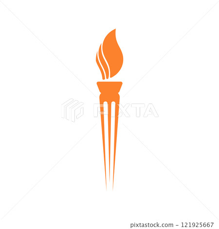 torch icon vector torch icon vector 121925667