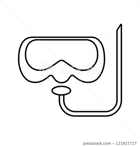 diving mask icon diving mask icon 121925727