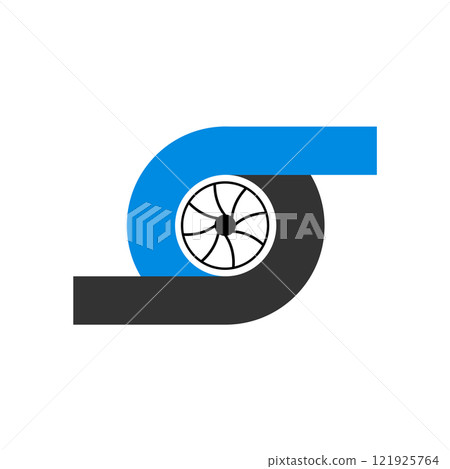 Engine turbo icon 121925764