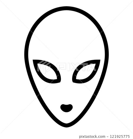 alien icon vektor 121925775