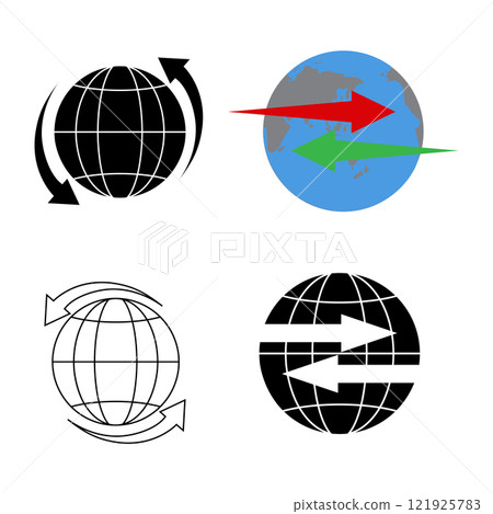 Export Import Icon 121925783