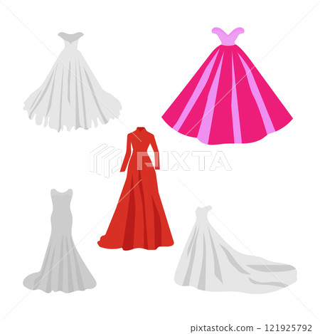 wedding dress icon wedding dress icon 121925792