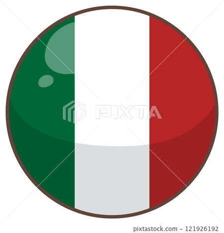 Italian Flag in Circular Design Italian Flag in Circular Design 121926192