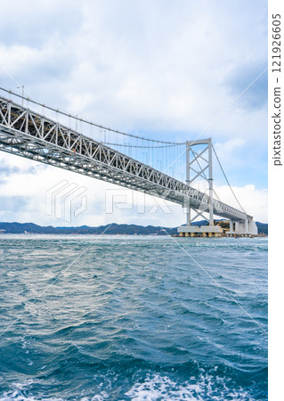 德島縣鳴人海峽大橋和鳴人漩渦 121926605
