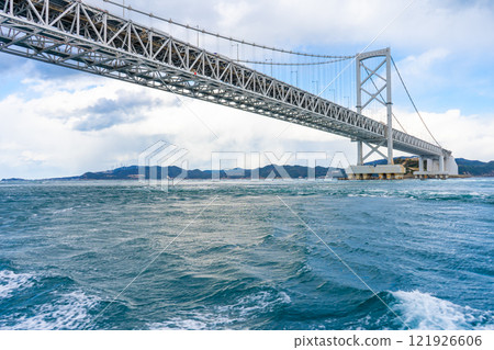 Tokushima Prefecture Naruto Kaikyo Bridge and Naruto Whirlpools Tokushima Prefecture Naruto Kaikyo Bridge and Naruto Whirlpools 121926606