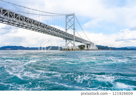 Tokushima Prefecture Naruto Kaikyo Bridge and Naruto Whirlpools Tokushima Prefecture Naruto Kaikyo Bridge and Naruto Whirlpools 121926609
