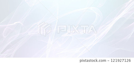 A smooth, abstract white background creates a serene atmosphere, inviting contemplation and imagination. The simplicity emphasizes a sense of calm. 121927126