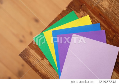 Origami on the table Origami on the table 121927238