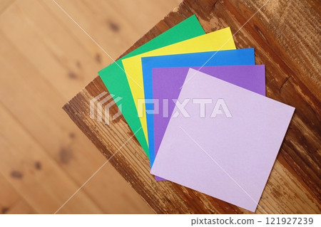 Origami on the table 121927239