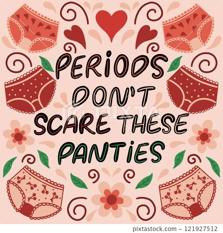 Playful hand-drawn illustration featuring the empowering lettering. 121927512