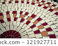 Ethnic pattern tile table 121927711