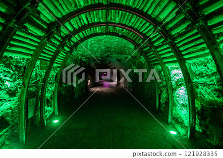Underground Catedral de Sal (Salt Cathedral) of Zipaquira, Colombia. 121928335