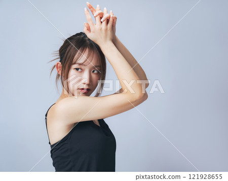 Women's beauty image, skin care, cosmetics, hair removal salon 121928655