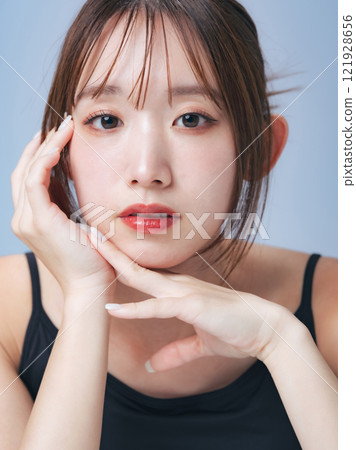 Women's beauty image, skin care, cosmetics, hair removal salon 121928656