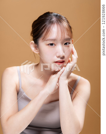 Women's beauty image, skin care, cosmetics, hair removal salon Women's beauty image, skin care, cosmetics, hair removal salon 121928666