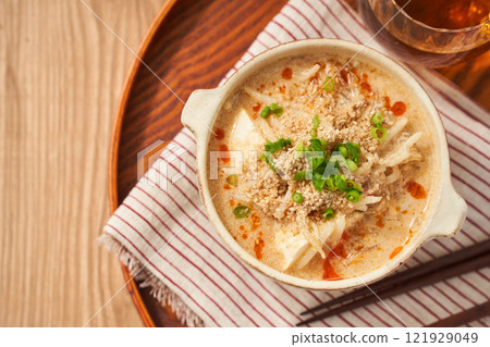 健康美味的豆漿擔擔湯 121929049