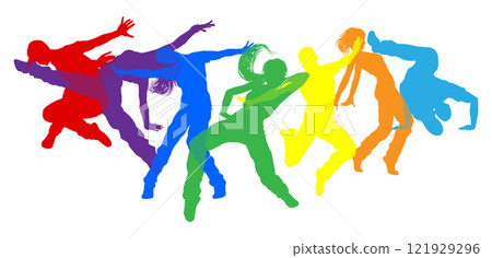 Dancers Silhouette Street Dance Poses Silhouettes Dancers Silhouette Street Dance Poses Silhouettes 121929296