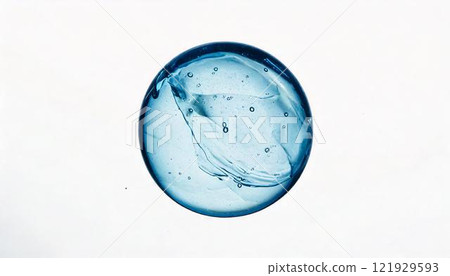 乳液和美容液形象：表現水滴的滋潤和清新 121929593