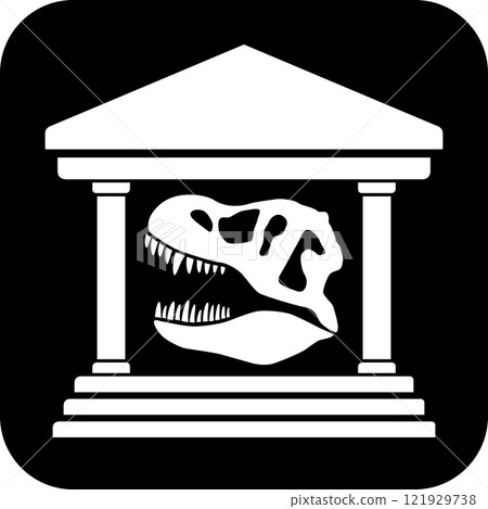 博物館的引導標誌 121929738