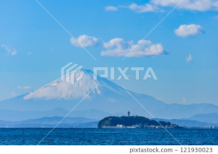 Enoshima and Mt. Fuji Enoshima and Mt. Fuji 121930023