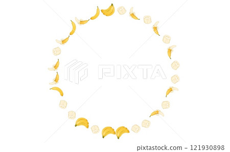 Banana frame ③ 121930898